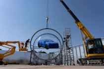 Nový model PEUGEOT 408 sa otáča v „The Sphere“