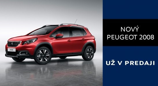 Nový PEUGEOT 2008 už predaji Nový PEUGEOT 2008 už predaji