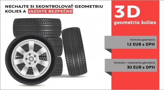 Nechajte si skontrolovať geometriu Nechajte si skontrolovať geometriu