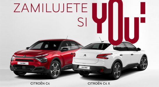 Citroën C4 a C4 X YOU! s výhodným financovaním už za 20 990 €