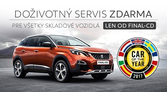 Získajte doživotný servis zdarma! Získajte doživotný servis zdarma!