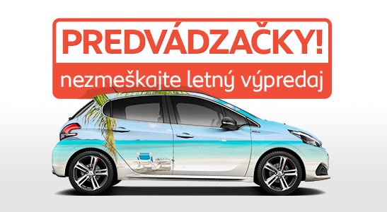 Letný výpredaj predvádzacích vozidiel PEUGEOT Letný výpredaj predvádzacích vozidiel PEUGEOT