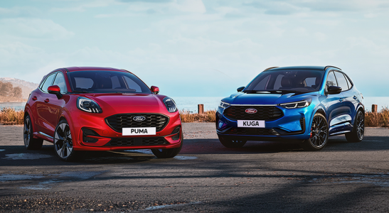 Ford Kuga® a Ford Puma® so športovou výbavou ZADARMO