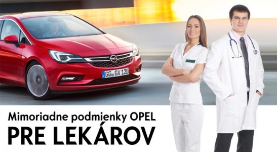 Mimoriadne podmienky Opel pre lekárov Mimoriadne podmienky Opel pre lekárov