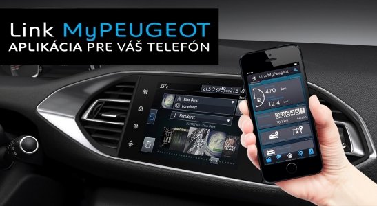 Aplikácia Link MyPEUGEOT pre váš telefón Aplikácia Link MyPEUGEOT pre váš telefón