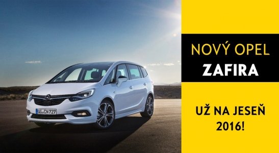 NOVÝ OPEL ZAFIRA