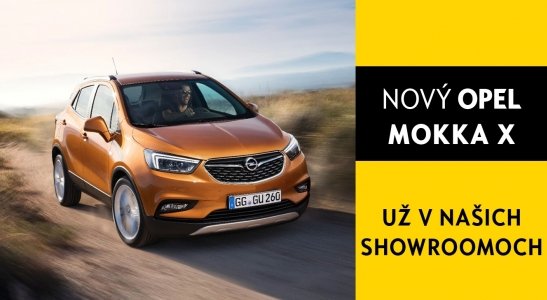 Nový OPEL Mokka X už v našich showroomoch