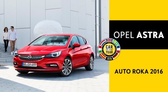 OPEL ASTRA získal titul Európske auto roku 2016