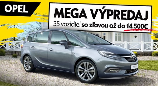 OPEL MEGA VÝPREDAJ - 35 vozidiel so zľavou až do 14.500€