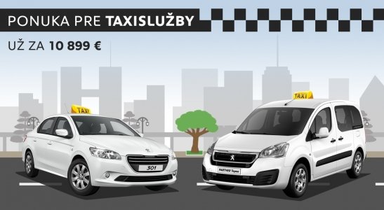 Ponuka PEUGEOT pre TAXI Ponuka PEUGEOT pre TAXI