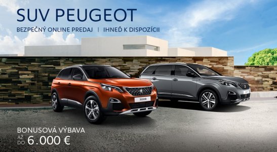 SUV Peugeot oceňujú odborníci a milujú vodiči!