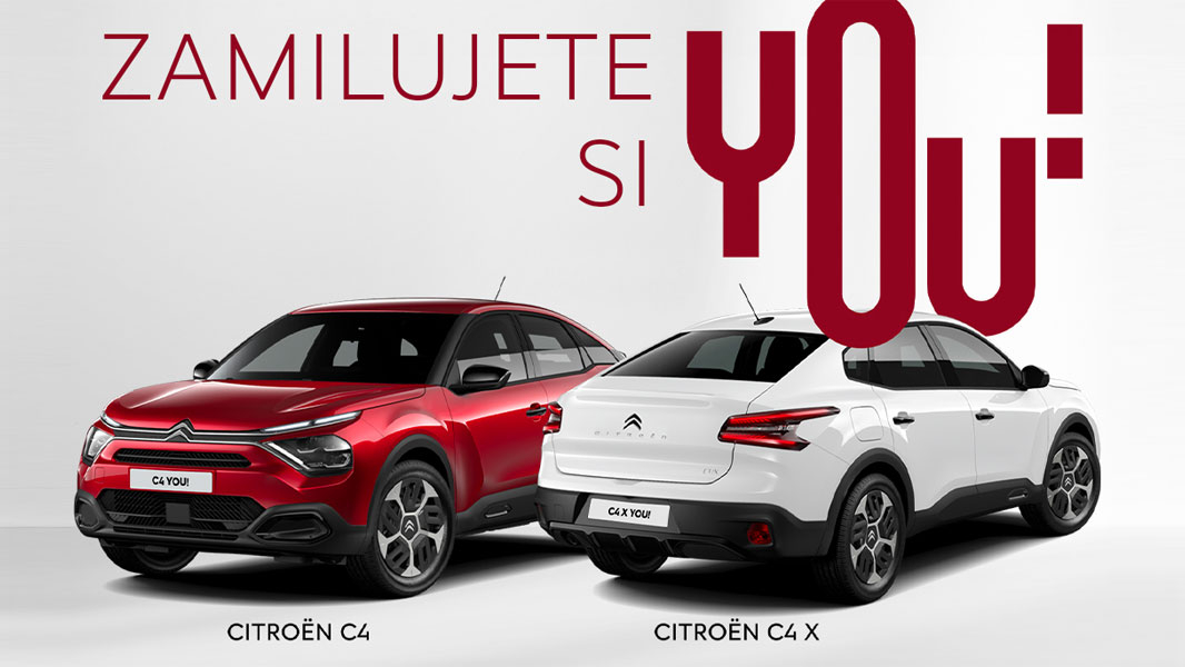 Citroën C4 a C4 X YOU! s výhodným financovaním už za 20 990 €