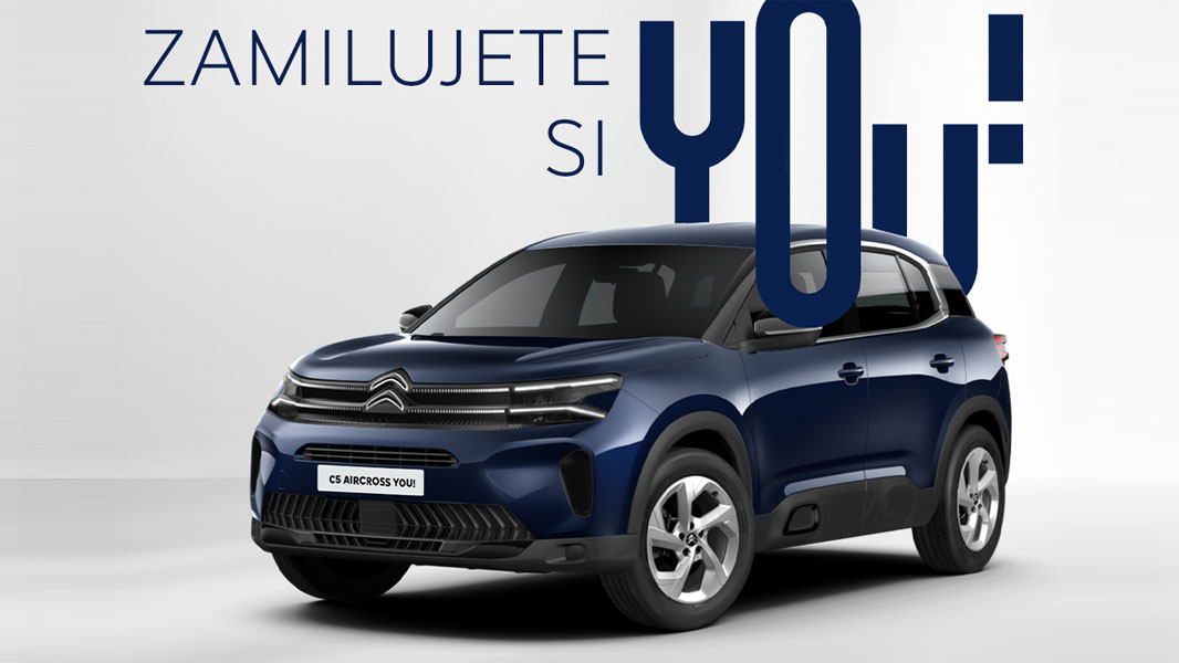 Citroën C5 AIRCROSS YOU! s výhodným financovaním už za 24 990 €