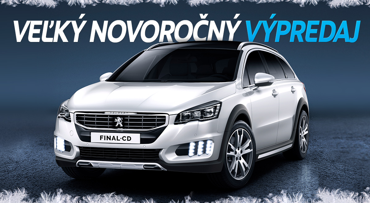 Veľký novoročný výpredaj Peugeot