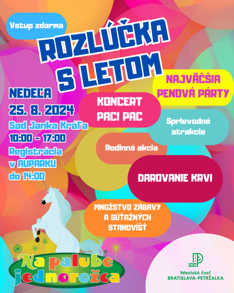 ROZLÚČKA S LETOM ROZLÚČKA S LETOM
