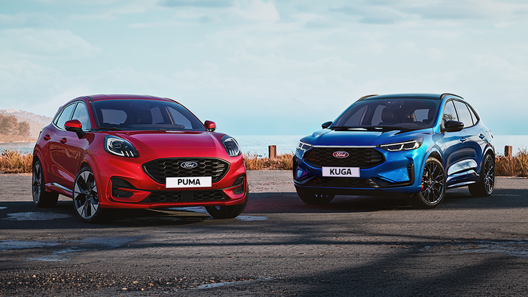 Ford Kuga® a Ford Puma® so športovou výbavou ZADARMO 