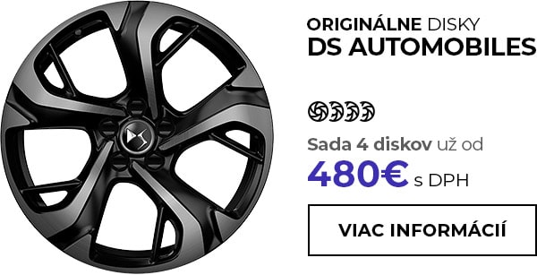 Originálne disky DS Automobiles, sada 4 diskov už od 480 EUR s DPH