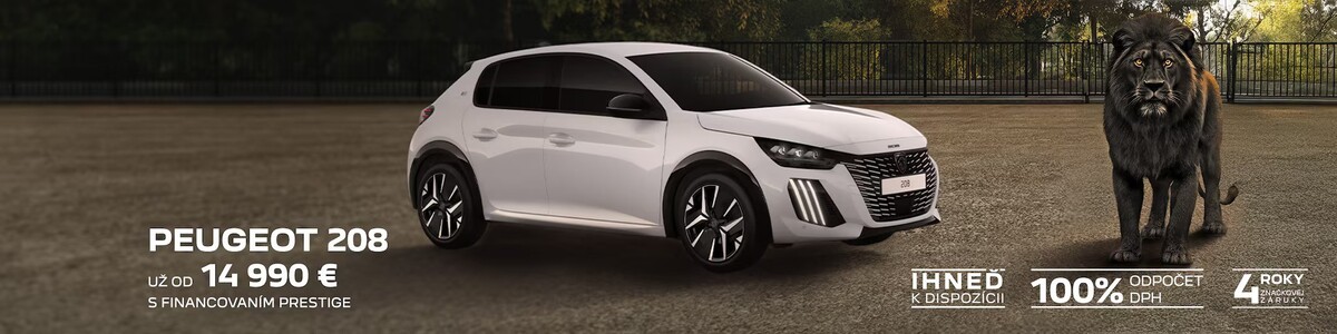 Peugeot 208 už od 14 990 €