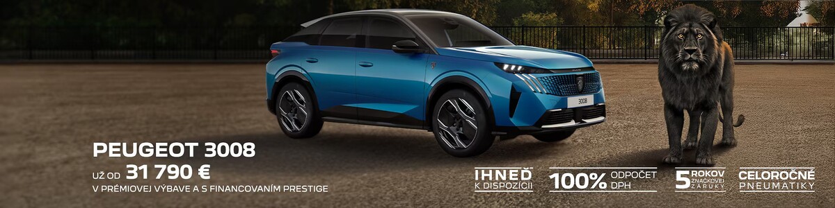 Peugeot 3008 už od 31 790 €