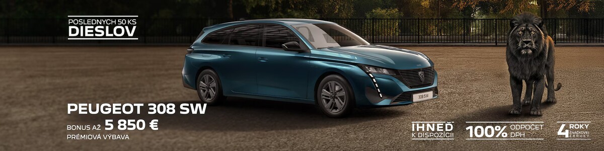 Peugeot 308 SW už od 23 990 €
