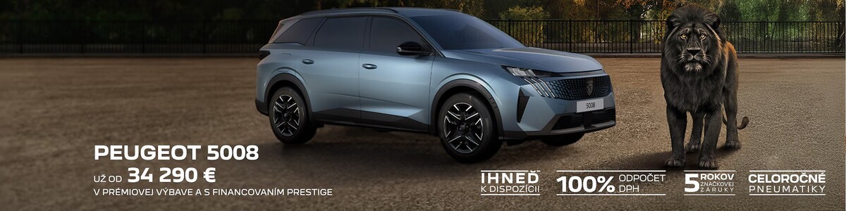 Peugeot 5008 už od 34 290 €