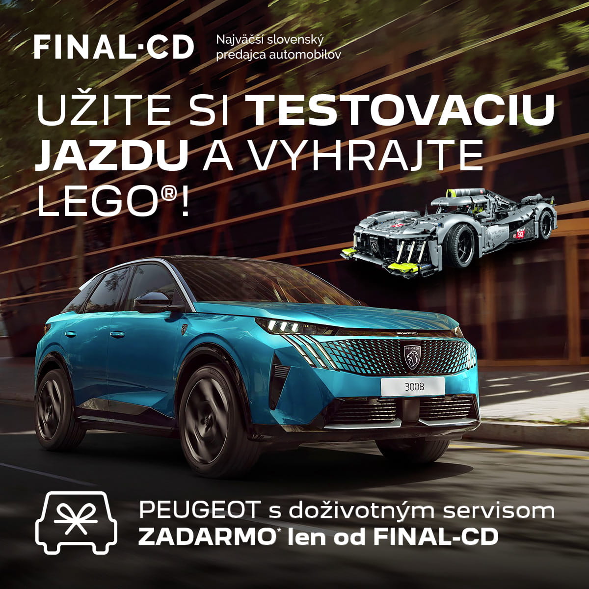 Užite si testovaciu jazdu a vyhrajte LEGO ®!