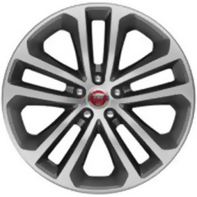 19” STYLE 5038, 5 SPLIT-SPOKE, GLOSS GREY WITH CONTRAST DIAMOND