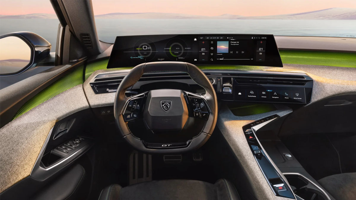 Nový peugeot panoramic i-Cockpit<sup>®</sup>