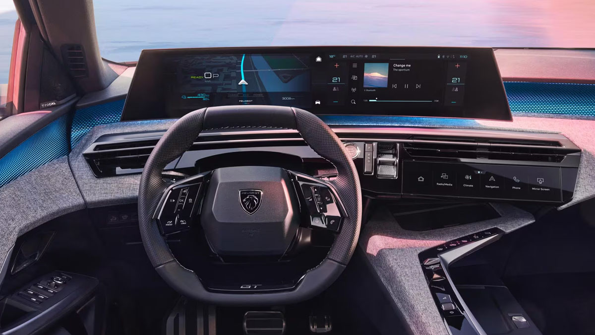 Nový panoramatický Peugeot i-Cockpit®