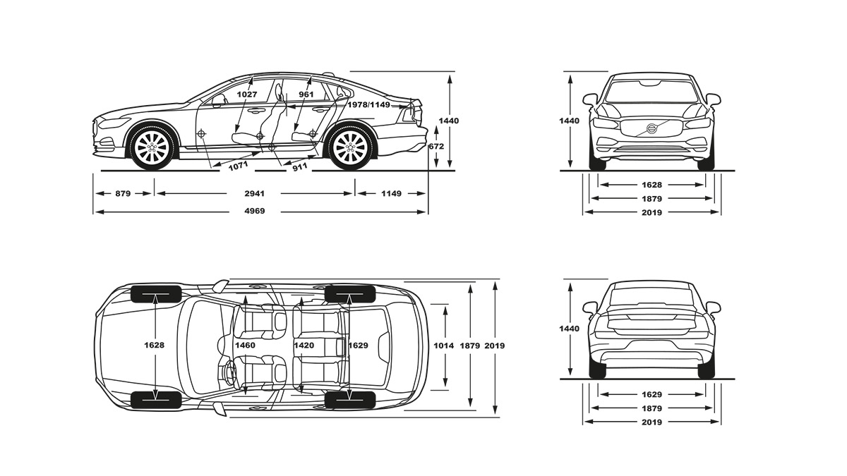 luxusné volvo s90