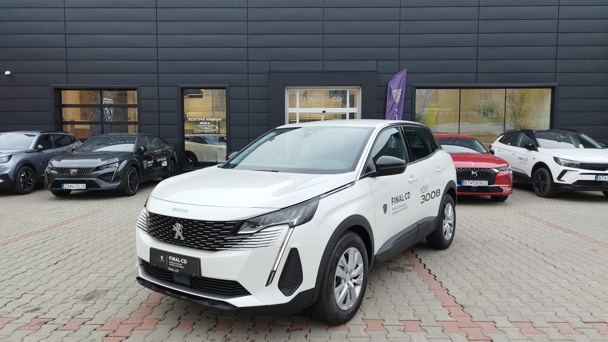 Peugeot 3008 NEW 1,5 BlueHDi 3008 NEW ACTIVE PACK 1.5 BlueHDi 130k EAT8  SKLADOM