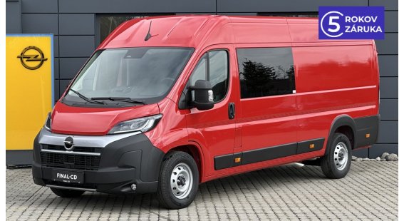 Opel Movano NEW 2,2 CDTi L4H2  6.miest., LED svetla