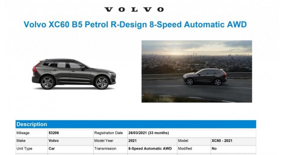 Volvo XC60 B5 (P) R-DESIGN AT8 AWD