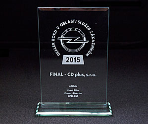 Opel Dealer roku 2015 a 2018